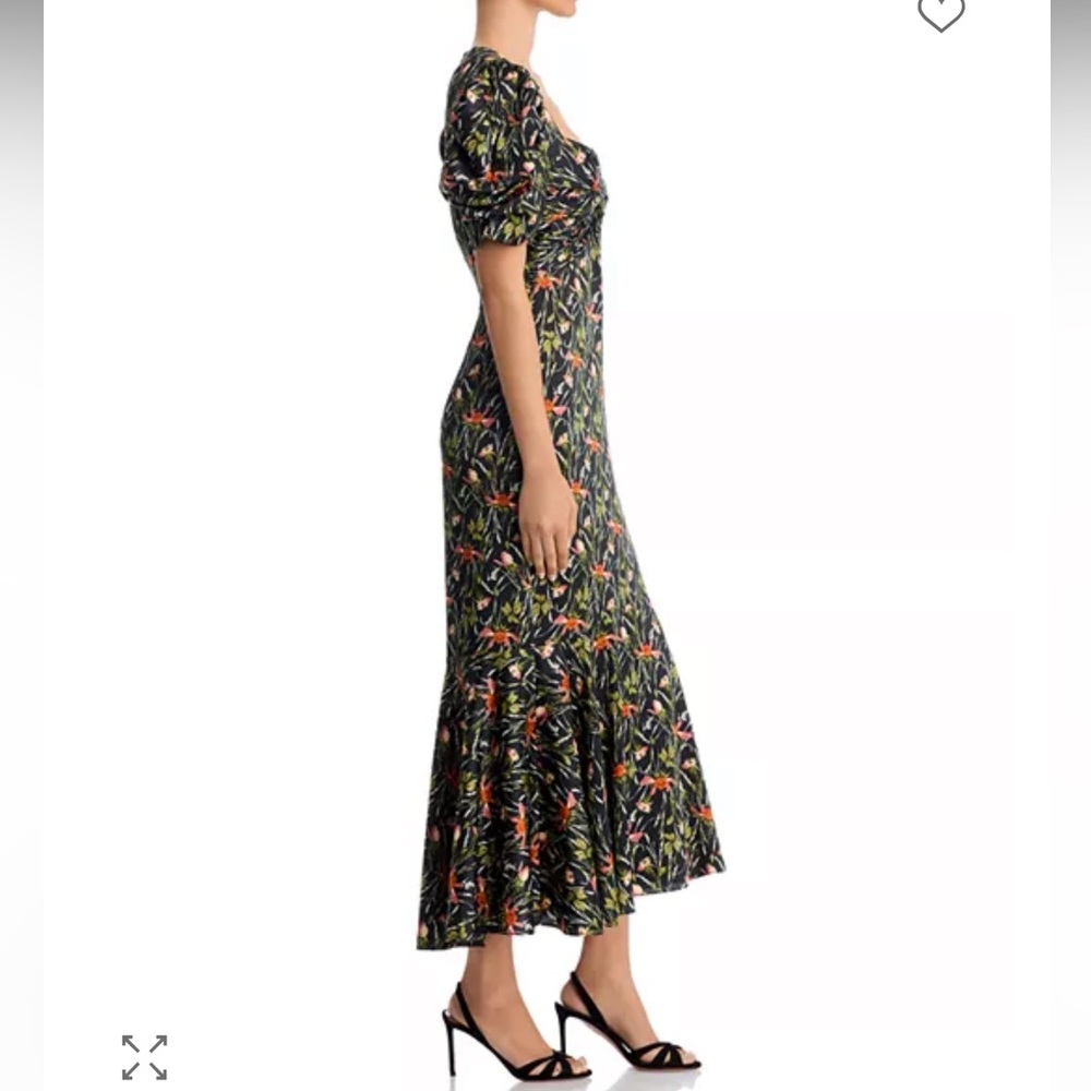 Cinq a Sept Windswept Meadow Dress Size 8 Black Multi - Picture 4 of 4